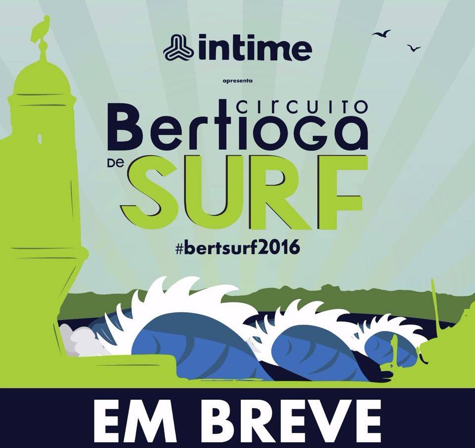Peça de divulgação do Circuito Bertioga de Surf 2016